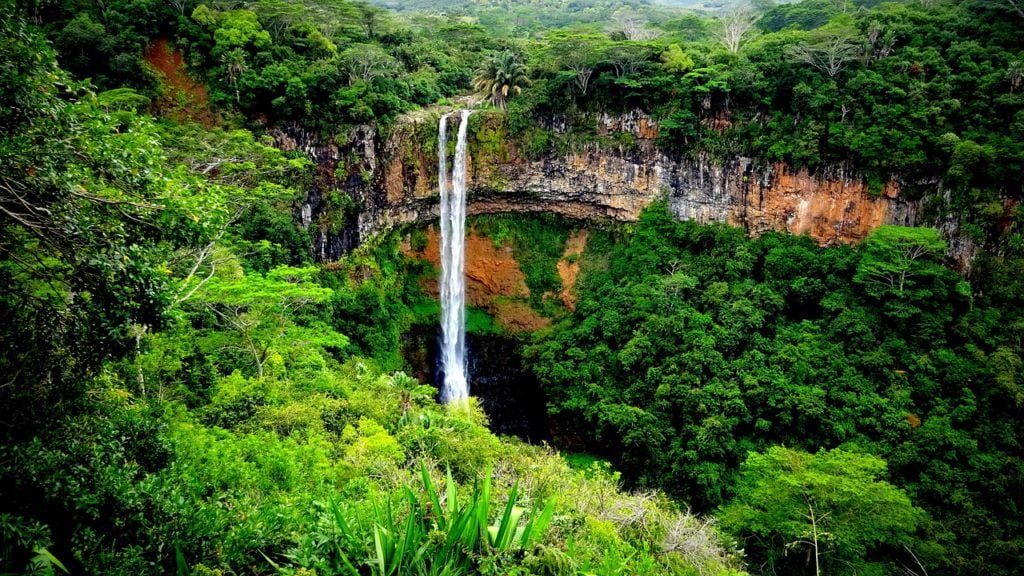 Der Wasserfall in Chamarel