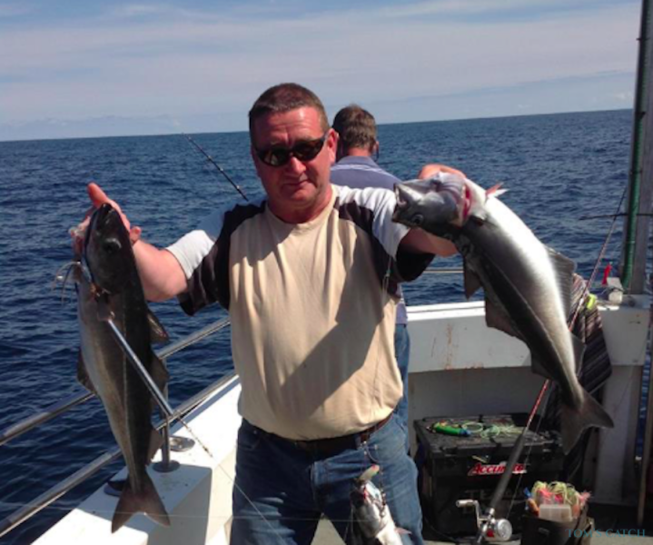 Youghal fishing trips with Charter Sea Hunter (2020 prices) Tom's Catch
