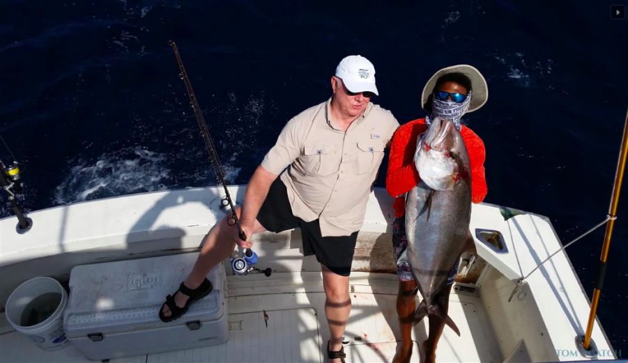 Fishing with Milton on the Teaser (2024 prices) Tom's Catch