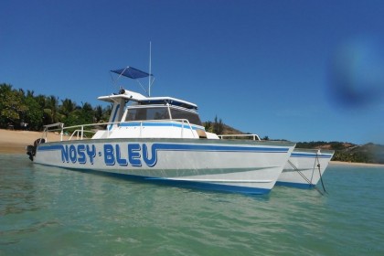 Catamaran Nosy Bleu Nosy Be vissen